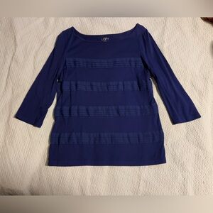 LOFT Women's Blue Top